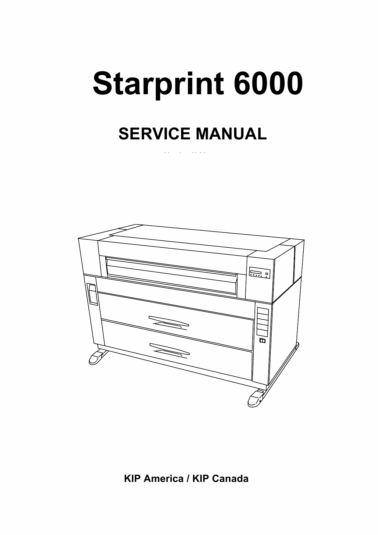 KIP 6000 Parts and Service Manual-1